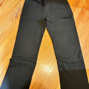 Essentials Fear Of God Black Sweatpants with Jogger Style
